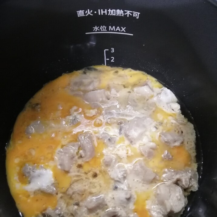 ホットクック〜しめじ入り親子丼〜